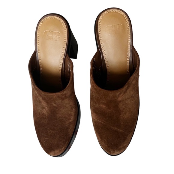 GB NWT Suede So Chic Platform Mule - Picture 4 of 8